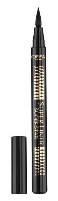 L'oréal Paris Super Liner Superstar Suya Dayanıklı Mat Siyah Kalıcı Kalın Uçlu Keçe Kalem Eyeliner
