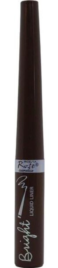 Rose Cosmetics Bright 6M 02 Suya Dayanıklı Mat Koyu Kahverengi Kalıcı İnce Uçlu Fırça Likit Eyeliner
