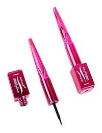 Lesvip'S Yoğun Pigmentli Suya Dayanıklı Mat Siyah Kalıcı İnce Uçlu Fırça Likit Eyeliner