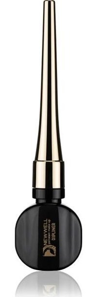 New Well Shiny Suya Dayanıklı Mat Siyah Kalıcı İnce Uçlu Fırça Likit Eyeliner
