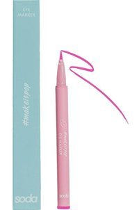 Soda Eye Marker 108 Suya Dayanıklı Mat Pembe Kalıcı İnce Uçlu Keçe Kalem Eyeliner