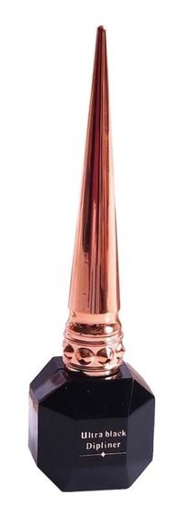 Pretty Beauty Ultra Black Suya Dayanıklı Mat Siyah Kalıcı İnce Uçlu Fırça Likit Eyeliner