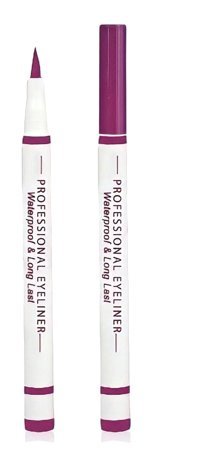 Maqya Cosmetics 1448 Suya Dayanıklı Mat Neon Mor Kalıcı İnce Uçlu Keçe Kalem Eyeliner