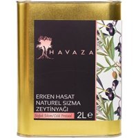Havaza Soğuk Sıkım Erken Hasat Teneke Sızma Zeytinyağı 2 lt