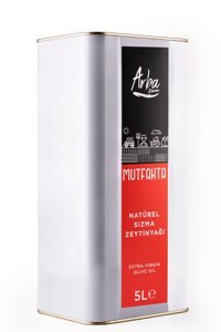 Arba Soğuk Sıkım Teneke Sızma Zeytinyağı 5 lt