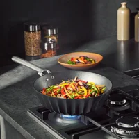 Emsan Diagon Döküm 28 cm Wok Tava