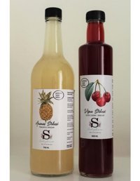 Süheylaana Ananas Sirkesi 750ml + Süheylaana Vişne Sirkesi 500ml