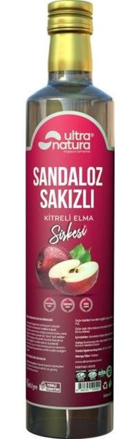 Ultra Natura Saldanoz Sakızlı Kitreli Elma Sirkesi 500 ml