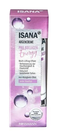 Isana Pro Kollagen Tüm Ciltler İçin Göz Altı Krem Tüp Göz Kremi 15 ml