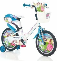 Corelli Lovely 16 Jant 1 Vites 4+ Yaş Beyaz-Mavi Çocuk Bisikleti