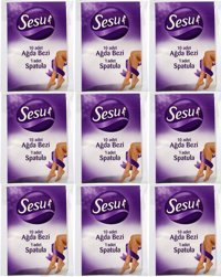 Sesu Spatulalı Kesilmiş 9x10 Adet Ağda Bezi