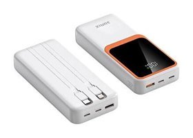 Sunix Pb-70 20000 mAh Hızlı Şarj Dijital Göstergeli Lightning & Type C Powerbank Beyaz