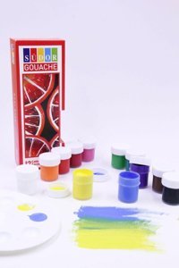 Südor SD525 Çok Renkli 12x20 ml Guaj Boya Seti