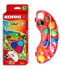 Kores Akuarellos 12'li Tablet Sulu Boya
