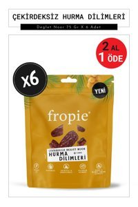 Fropie Deglet Noor Glutensiz Vegan Tunus Hurması 6x75 gr