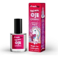 FRESHUP Yeni Nesil Doğal Çocuk Oje Çıkarıcı, Çilek Kokulu, 10 ml