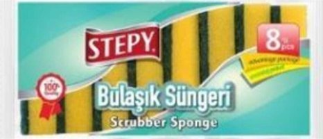 Stepy 8'li Bulaşık Süngeri
