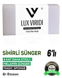 Lux Magic Sponge Sihirli 6'lı Bulaşık Süngeri