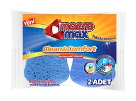 Macromax Clean Comfort 2'li Bulaşık Süngeri