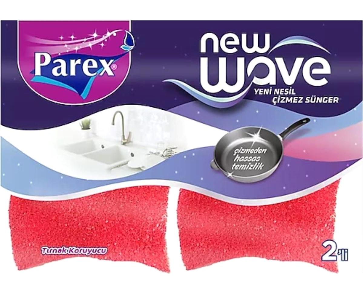 Parex New Wave Oluklu 2'li Bulaşık Süngeri