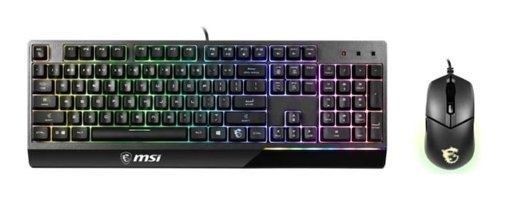 Msi Gk30 Işıklı Siyah Kablolu Klavye Mouse Seti