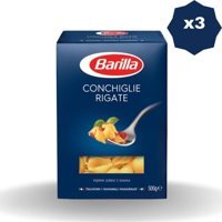 Barilla Conchiglie Rigate Midye Makarna 3x500 gr