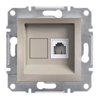 Schneider EPH4100169 Çerçevesiz Sıva Altı Tekli Priz Bronz