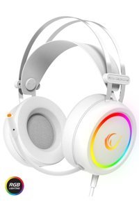 Rampage Stormy 7.1 USB Mikrofonlu Kablolu Kulak Üstü Kulaklık Beyaz