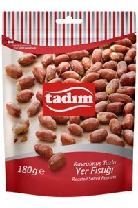 Tadım Kabuklu Tuzlu Kavrulmuş Yer Fıstığı 12x180 gr
