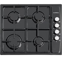 Luxell Lx-420F Doğalgazlı Emaye 4 Gözlü Siyah Set Üstü Ocak