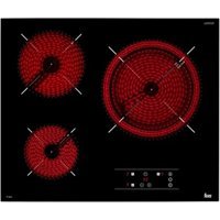 Teka TR 6315 Elektrikli Cam 3 Gözlü Dokunmatik Siyah Ankastre Ocak