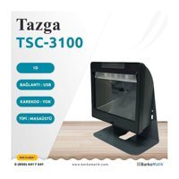 Tazga Tsc-3100 USB Ekranlı 1D Okuyuculu Imager Masaüstü Barkod Okuyucu