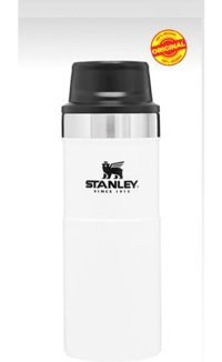 Stanley Classic Trigger-Action Paslanmaz Çelik 0.47 lt Outdoor Matara Termos Beyaz