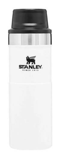 Stanley Classic Trigger-Action Paslanmaz Çelik 470 ml Outdoor Matara Termos Beyaz