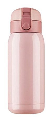 Guangcailun Paslanmaz Çelik 360 ml Outdoor Matara Termos Pembe