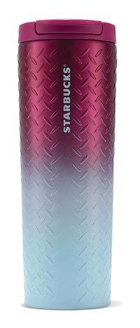 Starbucks Paslanmaz Çelik 473 ml Outdoor Matara Termos Bordo - Mavi
