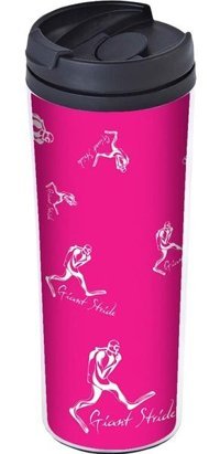 Giant Stride Fuchsia Plastik 550 ml Outdoor Matara Termos Pembe