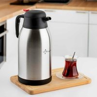 Penguen 1250P Paslanmaz Çelik 5 lt Çaydanlık Termos Antrasit