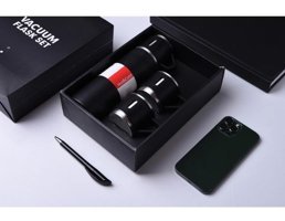 Thermohis Paslanmaz Çelik 500 ml Outdoor Matara Termos Siyah