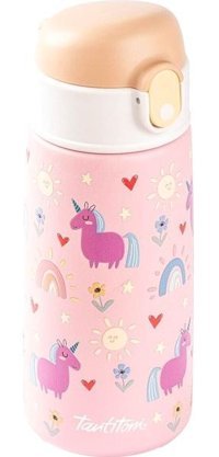 Tantitoni 025-01 Paslanmaz Çelik 480 ml Matara Termos Pembe