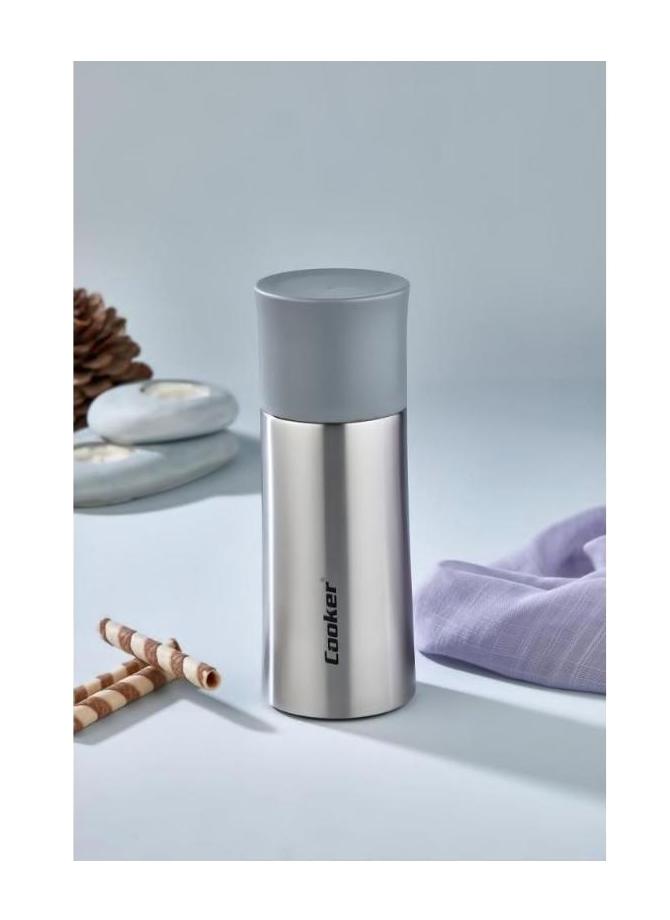 Cooker CKR 2055 Paslanmaz Çelik 300 ml Outdoor Matara Termos Gümüş