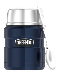 Thermos Stainless King Food JAR Paslanmaz Çelik 0.47 lt Outdoor Yemek Termos Lacivert