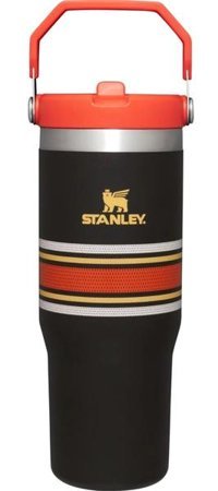 Stanley The Iceflow Flip Straw Paslanmaz Çelik 890 ml Pipetli Outdoor Bardak Termos Siyah
