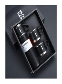 Teknotrust Çelik 500 ml Outdoor Matara Termos Siyah