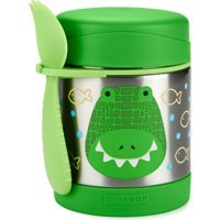 Skip Hop Spark Style Timsah Paslanmaz Çelik 325 ml Bebek Termos Yeşil