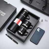 Megame Paslanmaz Çelik 500 ml Outdoor Matara Termos Siyah