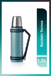 Tupperware Paslanmaz Çelik 1.2 lt Outdoor Bardak Termos Mavi
