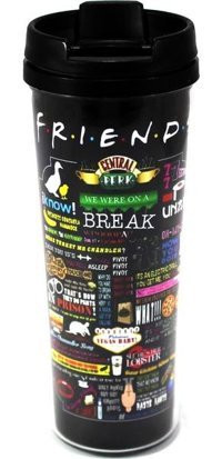 Modaroma Friends Plastik 380 ml Outdoor Bardak Termos Çok Renkli