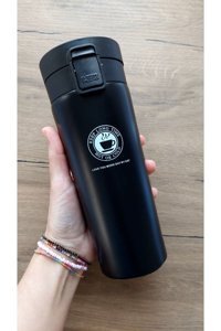 Teknotrust Paslanmaz Çelik 500 ml Outdoor Matara Termos Siyah