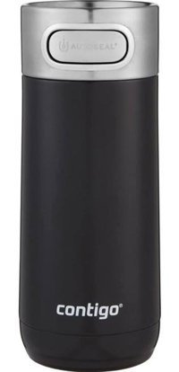 Mg Store Luxe Autoseal Emea Paslanmaz Çelik 360 ml Outdoor Matara Termos Siyah